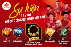 Cổ vũ đội tuyển bóng đá Việt Nam, nhận quà cực hấp dẫn