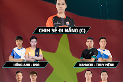 Đội hình AoE Việt Nam tham dự giải Trung Việt Mini 2022