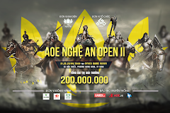 AoE Nghệ An Open II chính thức khai mở đăng ký 
