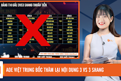 Bản tin AoE ngày 12/1: AOE Việt Trung bốc thăm lại nội dung 3vs3 Shang, BiBi luyện tập kèo cung R