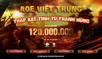 3vs3 Shang - AoE Việt Trung Thập Bát Tinh Tú Tranh Hùng