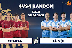 13h30 ngày 5/1, Sparta vs Hà Nội: Kịch bản cũ!