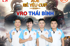 Đơn vị VRO tài trợ độc quyền cho clan Thái Bình trong mùa giải AoE Bé Yêu Cup 2020
