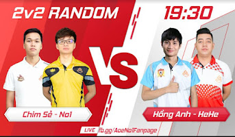 CSĐN - No1 vs Hồng Anh - Hehe | 2vs2 Random | 20-03-2020