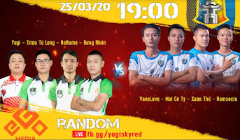 Sài Gòn + Yugi vs Hà Nội | 4vs4 Random | 25-03-2020