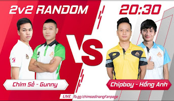 CSĐN - Gunny vs Hồng Anh - Chipboy | 2vs2 Random | 06-03-2020